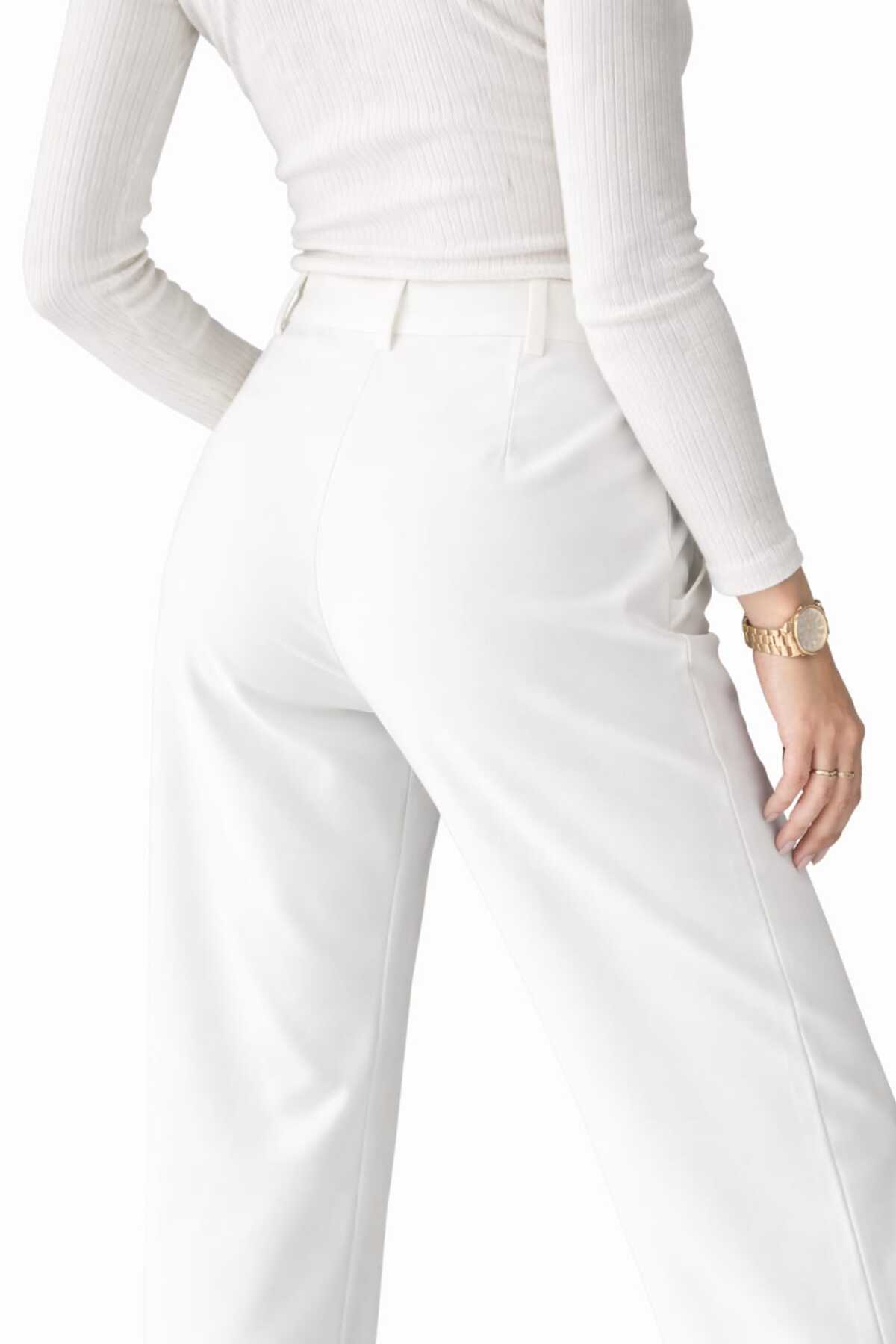 HALEY  FASHION Bu yüksek belli pantolonlar başarılı kadınlar için tasarlanmıştır. - Görsel 6