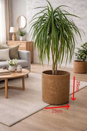 SARDA EL EMEĞİ DEKORATİF SAKSI KILIFI DEKORATİF DOĞAL VE ŞIK