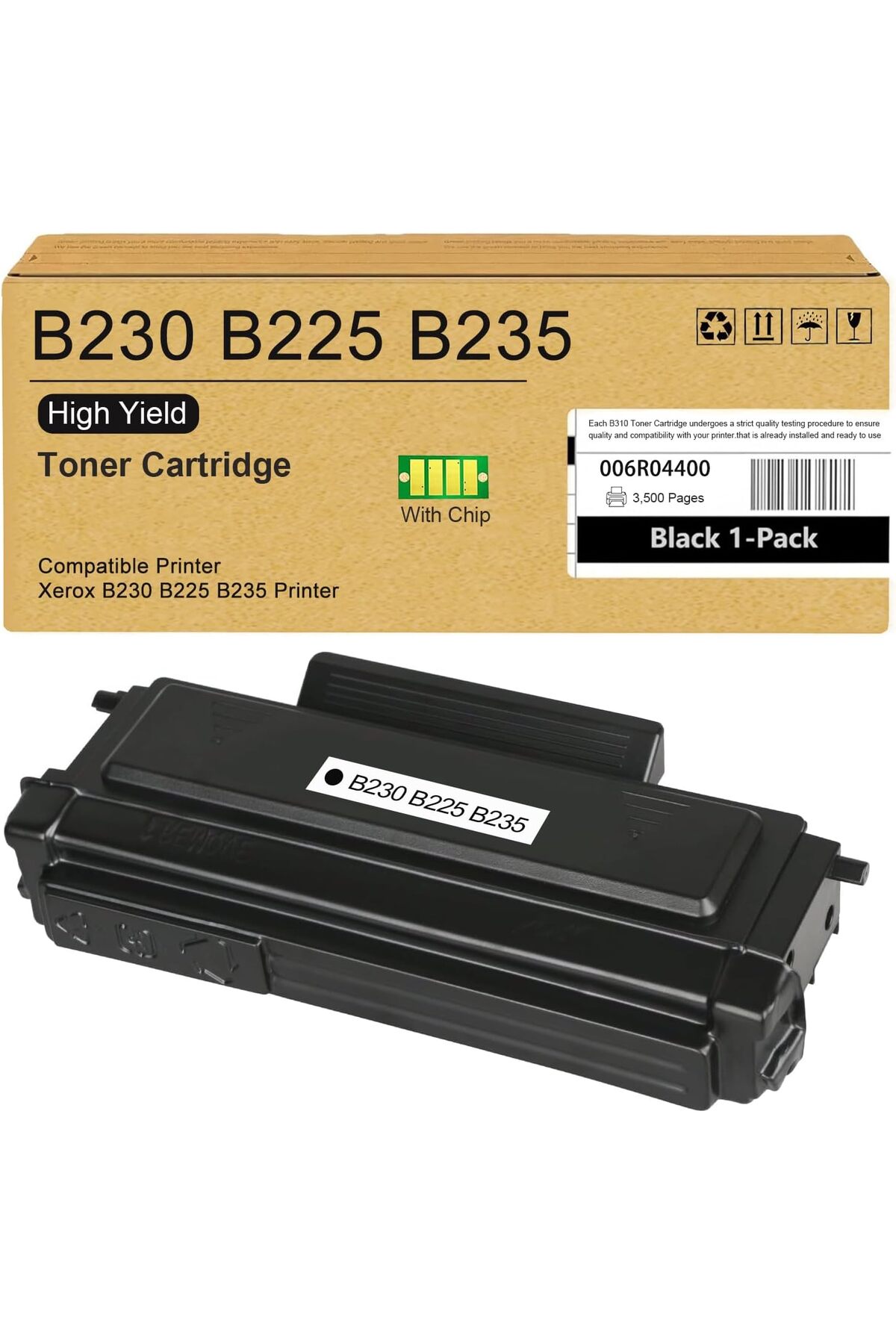 ぺーたろ Xerox B225V/B230V/B235V (006R04404)-(6K) CHİPLİ MUADİL TONER