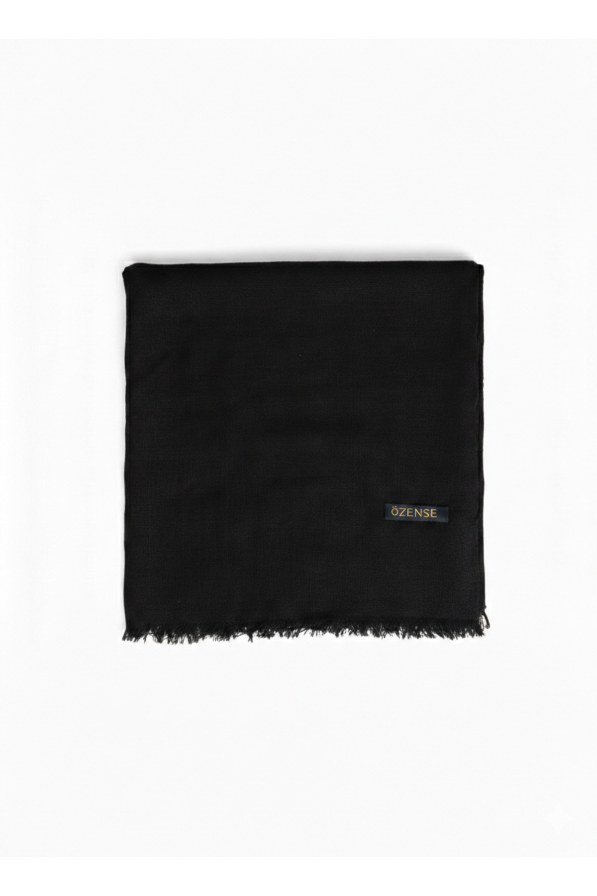 ÖZENSE 2'li Flamlı Pamuklu Terletmeyen 4 Mevsim Kullanılabilir 100x100 cm Siyah ve Bordo Renkli eşarp görsel 3