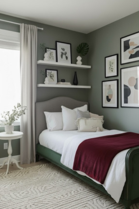 FARCY Kadife Kumaş Tek Kişilik Yatak Runner