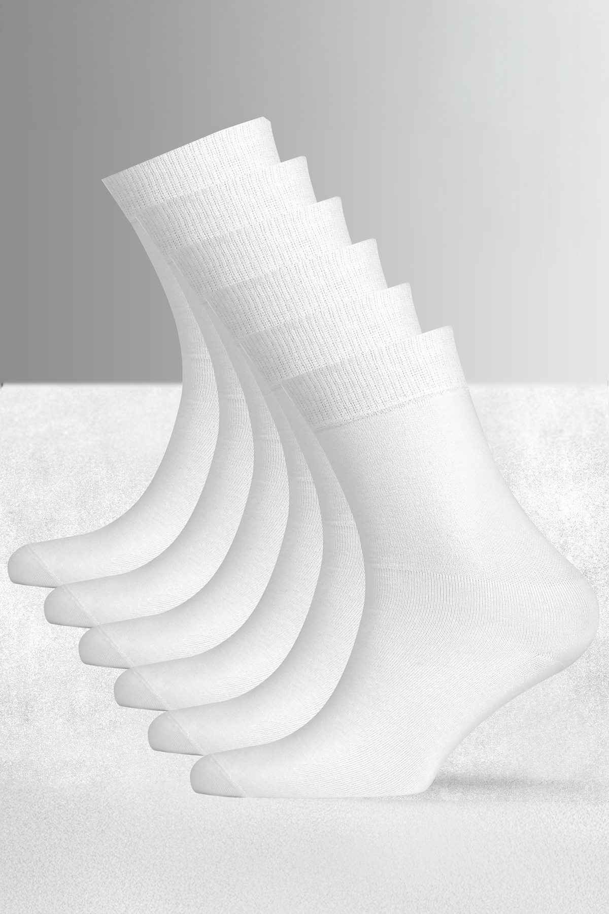 munesso Premium Bambu Dikişsiz Çorap, Lastiksiz, Nefes Alan, Ultra Konfor Unisex 6’lı Özel Seri