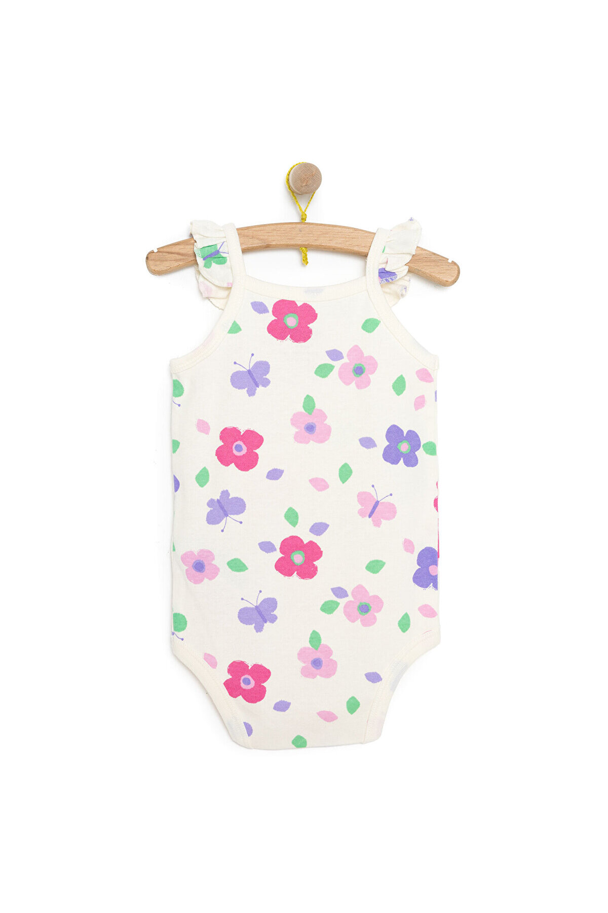 ebebek Hello Baby HelloBaby Kız Bebek Body Bisiklet Yaka İp Askılı fotoğrafı 2 (önizleme)