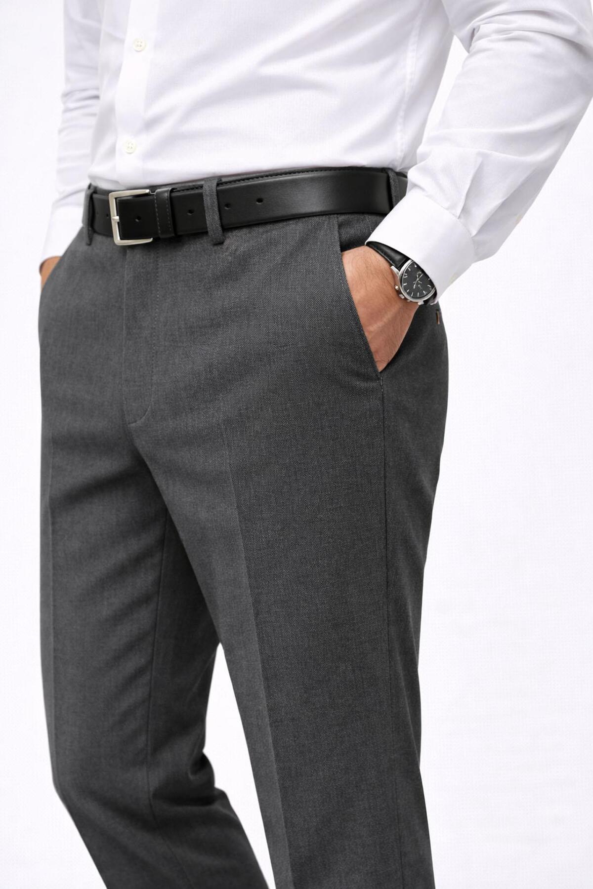 شلوار مردانه کازرتا Regular Fit Lycra - 7558 — رنگارنگ — تصویر 3 از 3