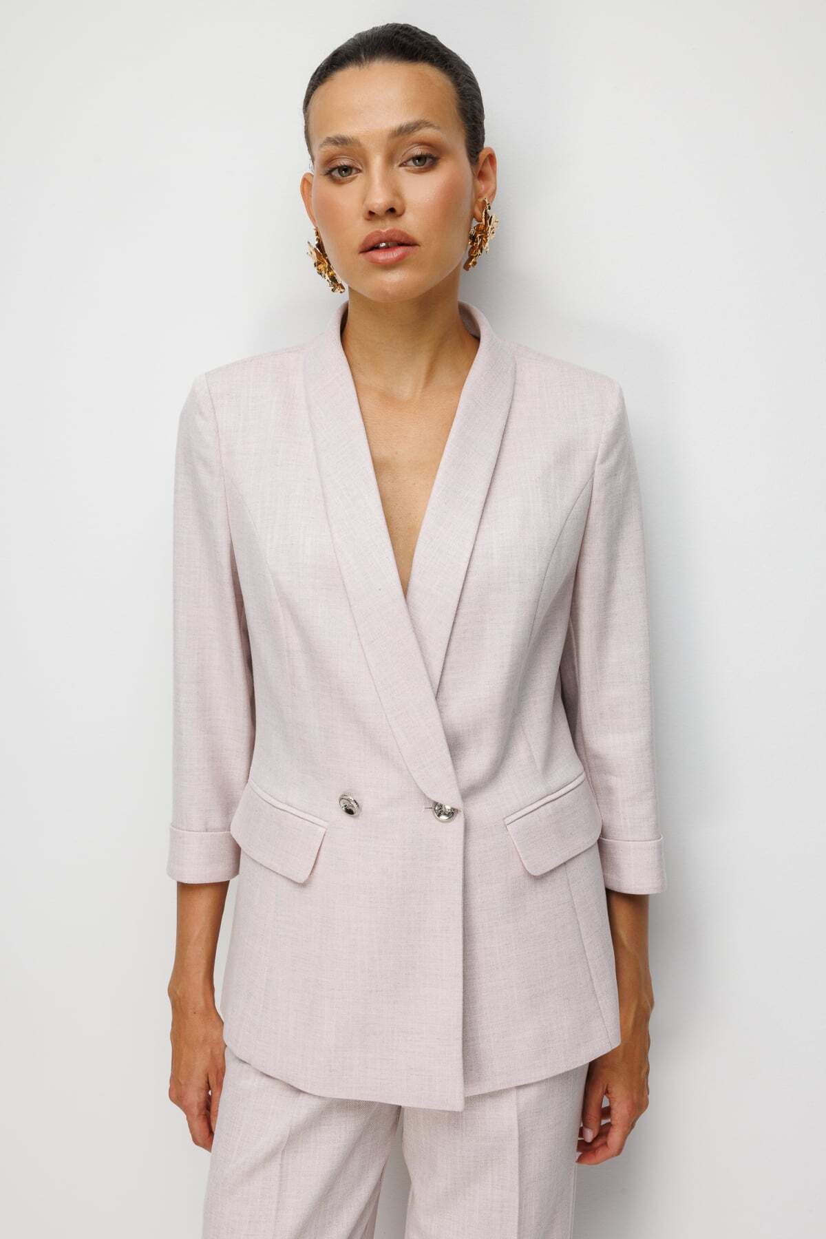 Double Sleeve Cover Pocket Jacket