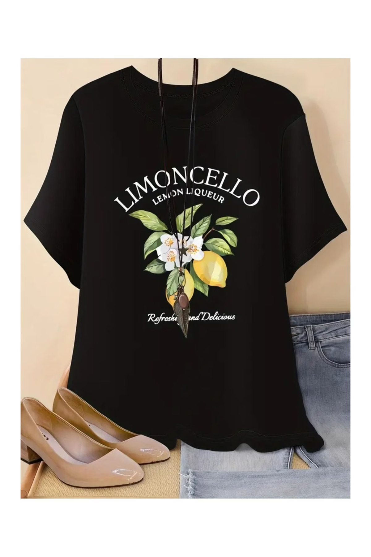 تيشيرت Oversize بطبعة للجنسين