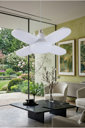 cesaa elektirik Cata CT1151 30 Watt 4 Kollu Pervane Led Ampul Beyaz Işık deko...