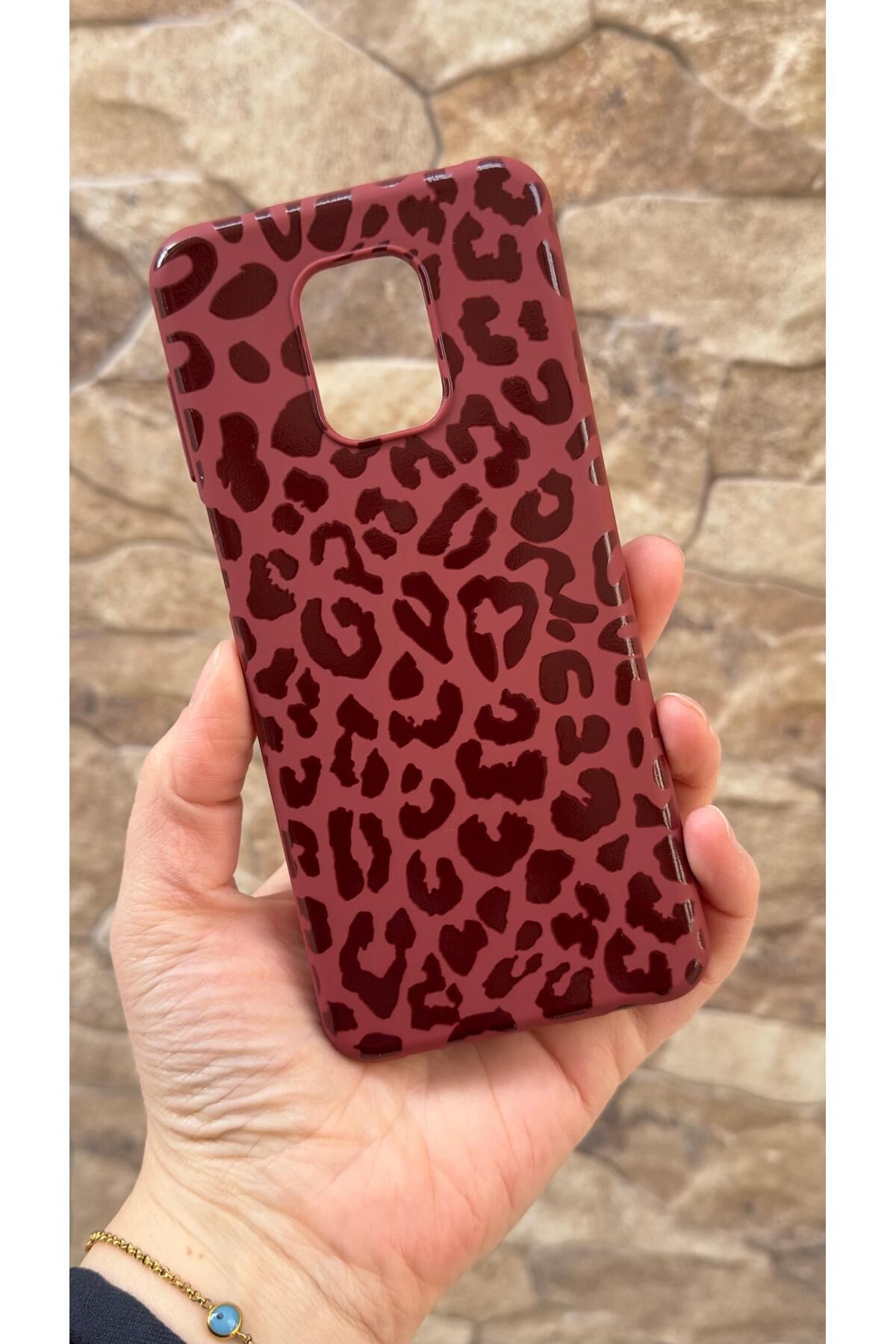 Redmi Note 9 Pro and 9S Compatible Leopard Pattern Silicone Shock Absorber Classic Shielded Rubber Case