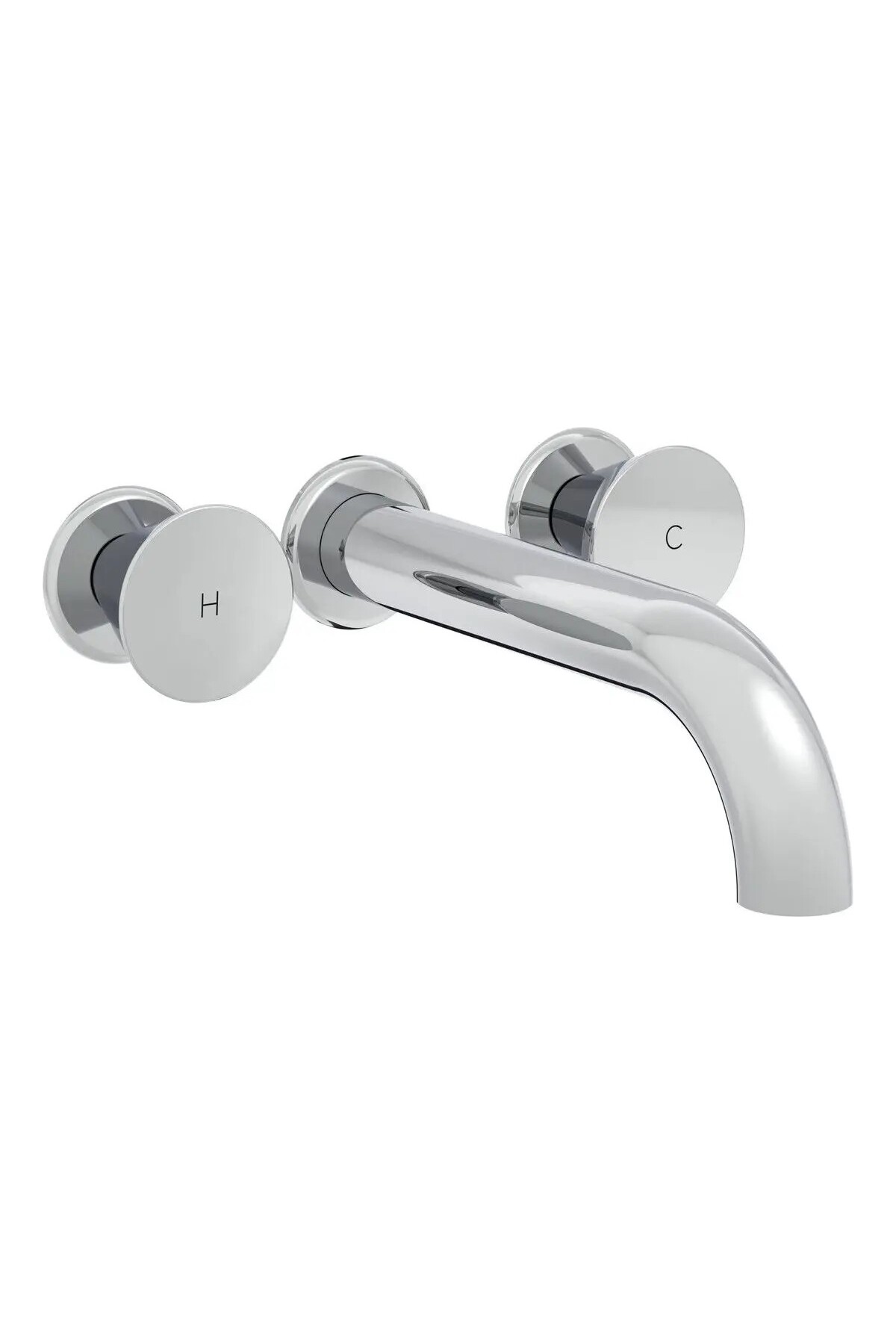 Liquid A42689 Built-In Long Sink Mixer, Chrome