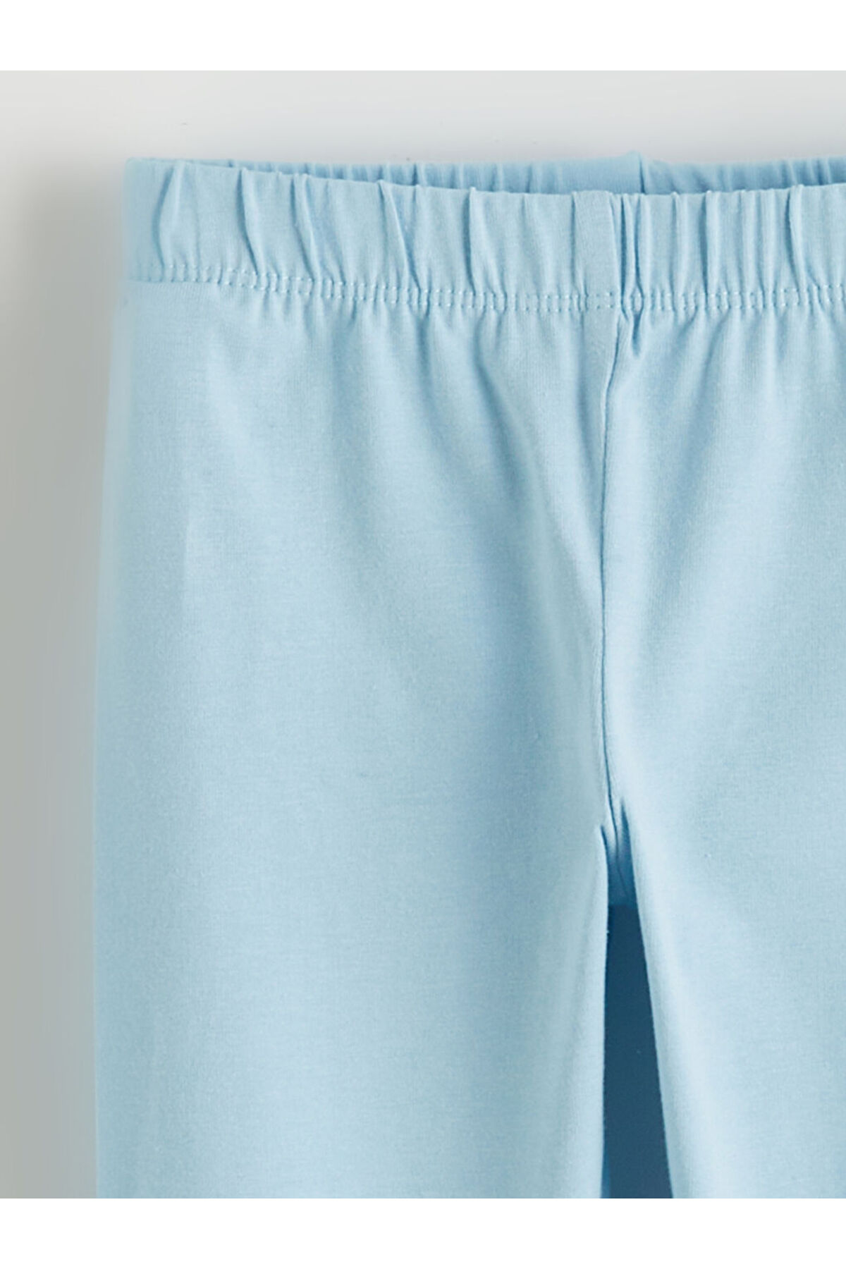 LC Waikiki Mavi Beli Lastikli Çiçekli Kız Çocuk Tayt fotoğrafı 2 (önizleme)