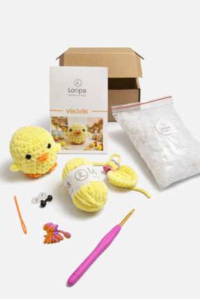 loopa amigurumi Loopa Vikivik Amigurumi örgü kiti
