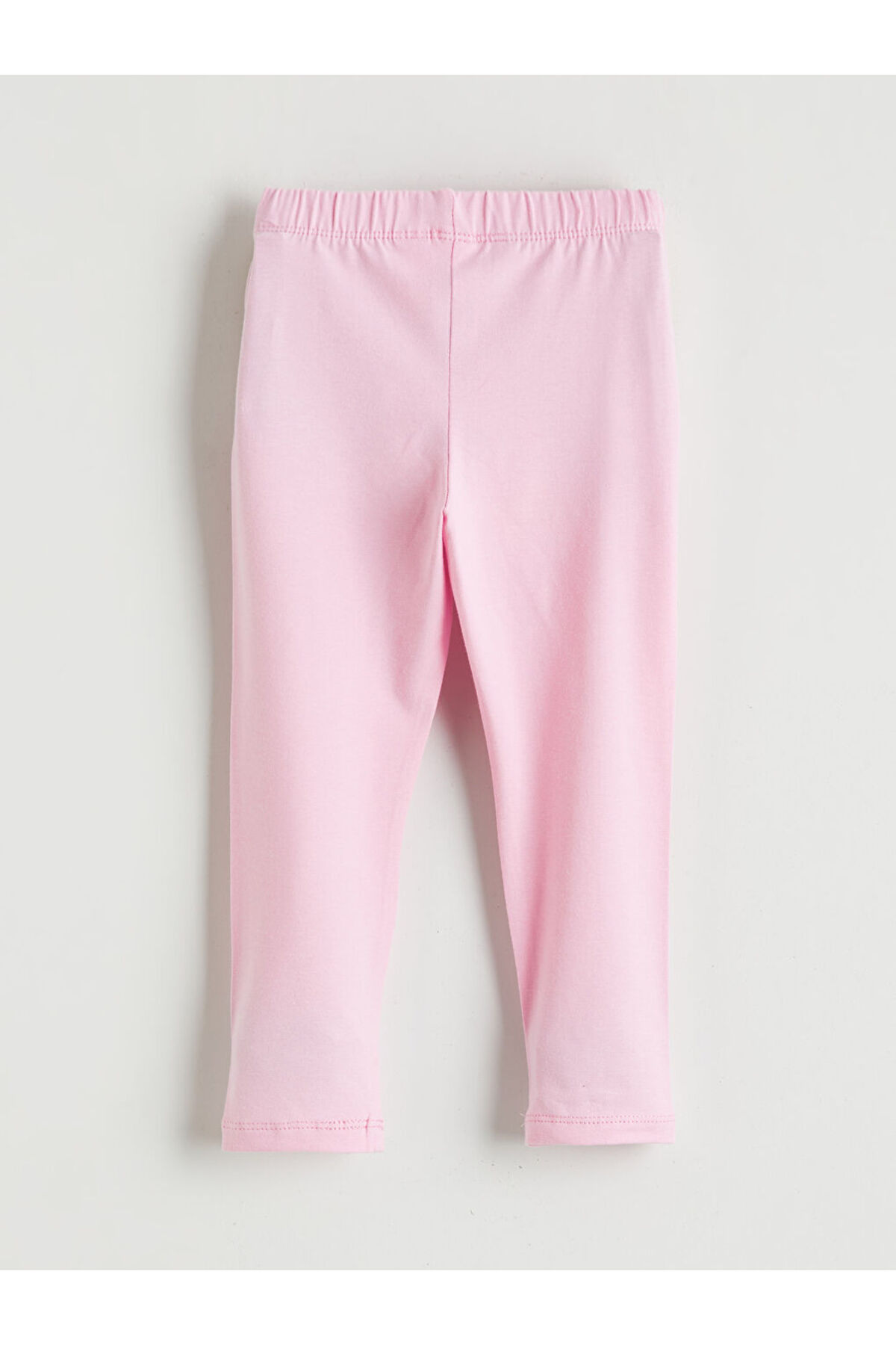 LC Waikiki Pembe Beli Lastikli Baskılı Kız Çocuk Tayt fotoğrafı 2 (önizleme)