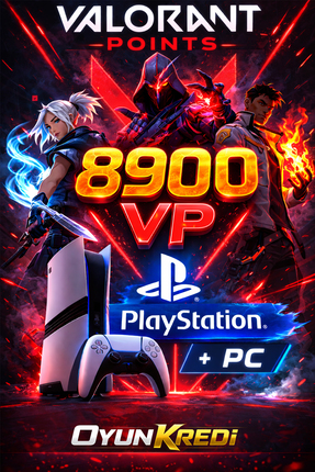 Riot Games Valorant 8900 VP | PC & PlayStation PS5