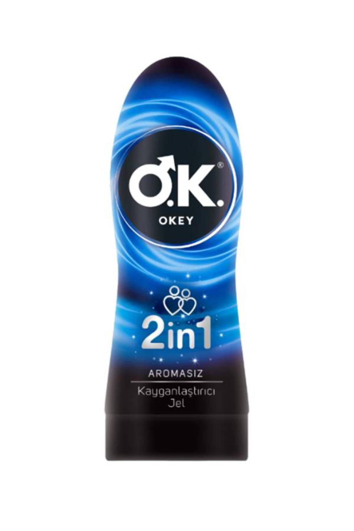Okey 2in1 Aromasız Kayganlaştırıcılı Masaj Jel 200 ml x 1 ad+