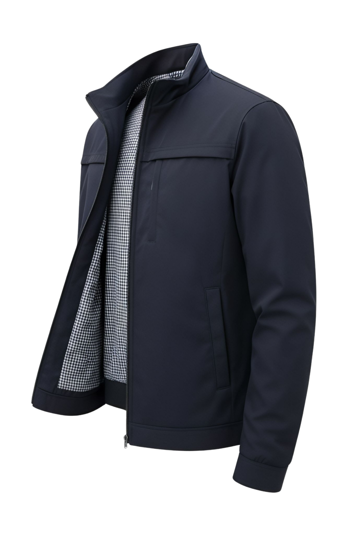 SİVAİST  Yeni Sezon Erkek Lacivert İki İç Cepli Su Ve Rüzgar Geçirmez Mevsimlik&Yazlık Mont - Görsel 4