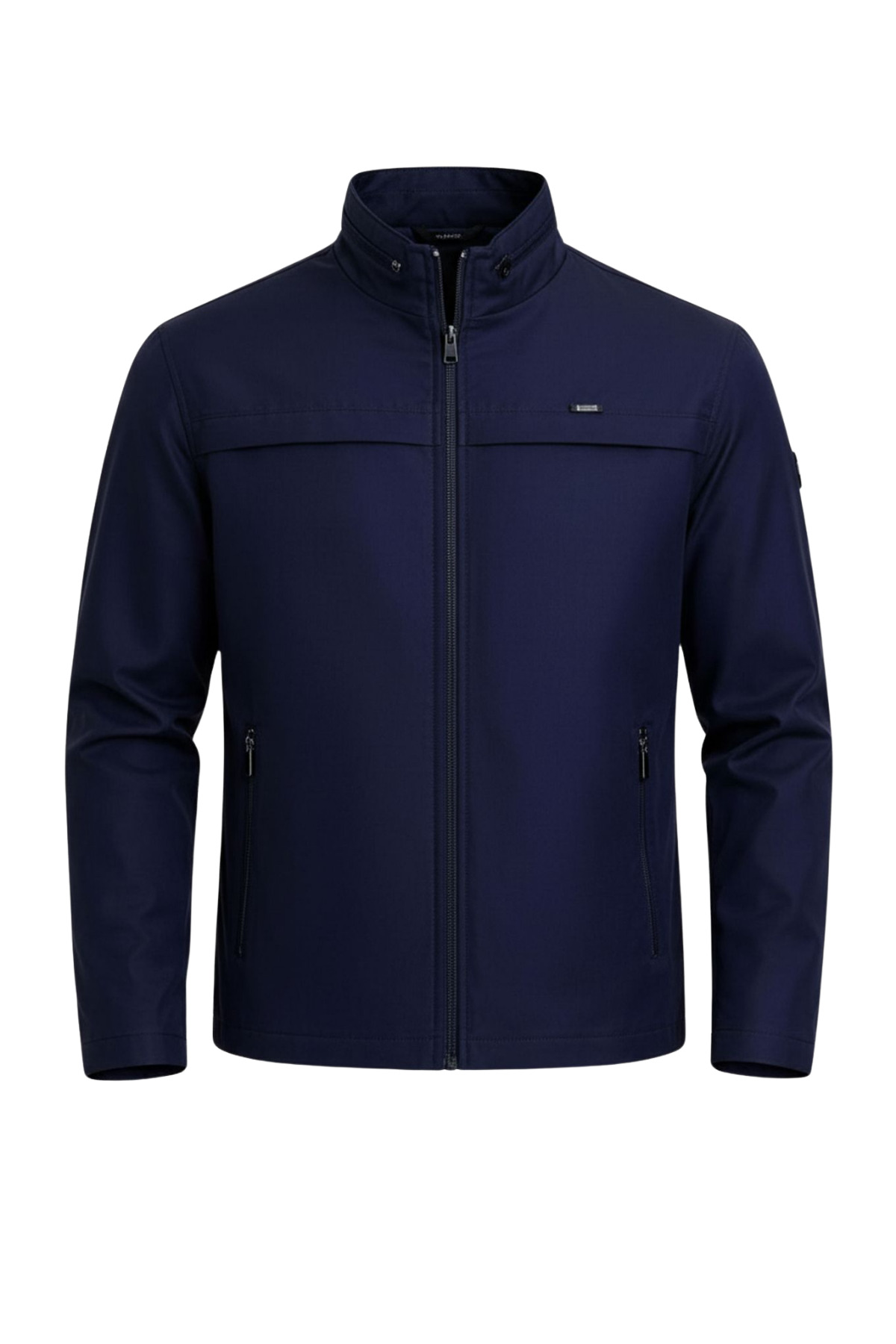 SİVAİST  Lacivert Erkek Pamuk Polyester Karışımlı Su Ve Rüzgar Geçirmez Mevsimlik&Yazlık Mont - Görsel 4