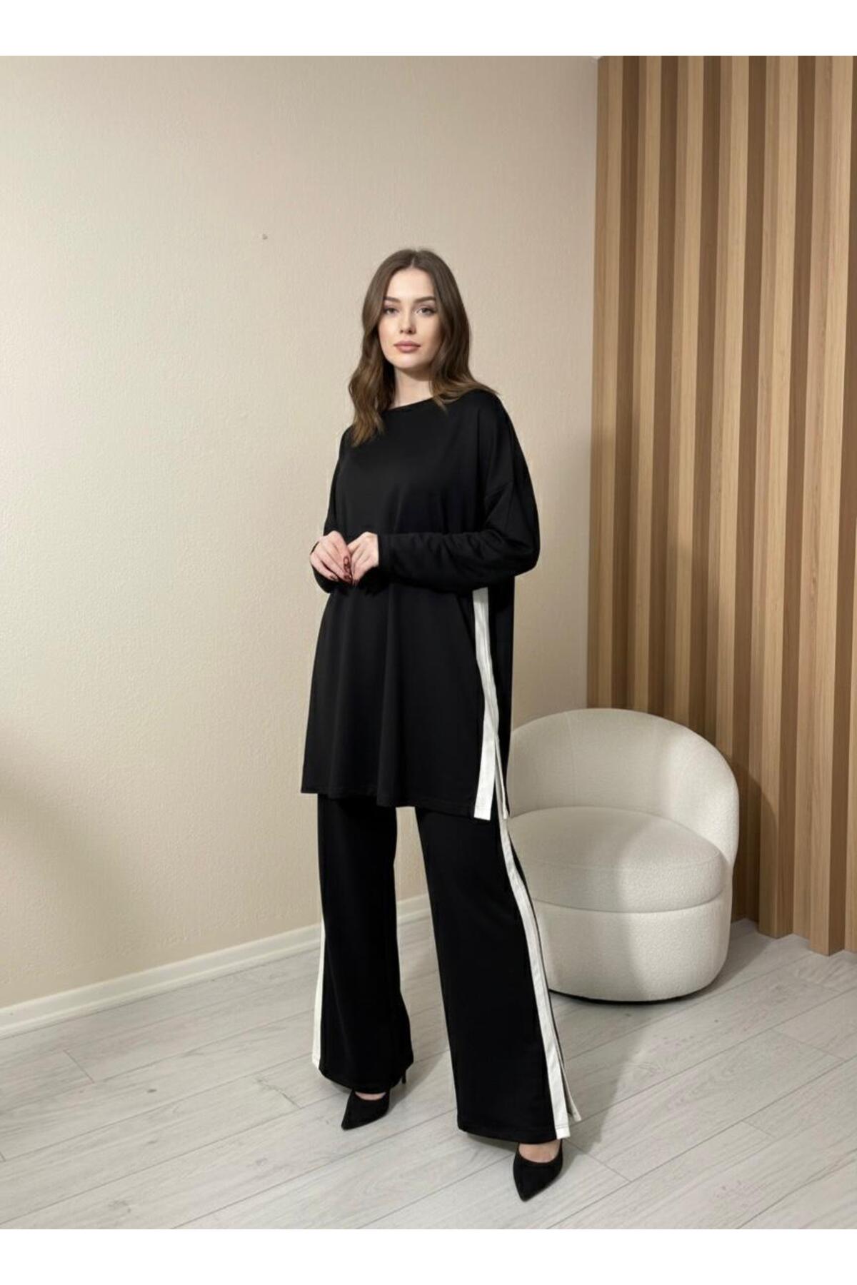 ŞERİT DETAYLI OVERSIZE TAKIM