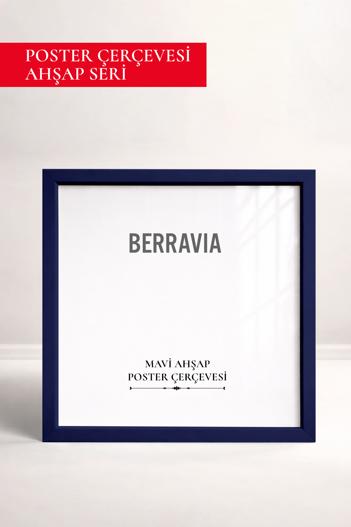 Blue Wood Frame Poster Frame, Square Frame, Picture Frame BLUE-THIN