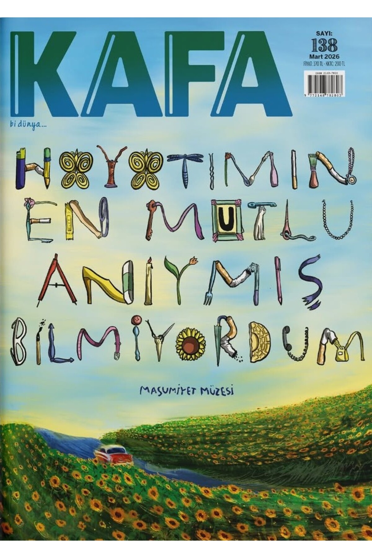KAFA GRUP Kafa Dergi 138.Sayı Mart 2026 - Fiyatı, Yorumları