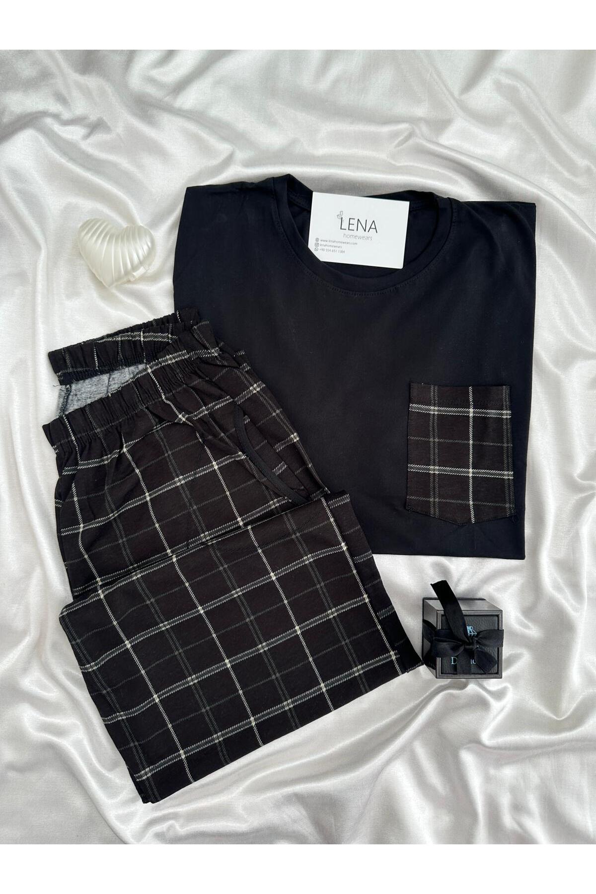 Men's Short Sleeve Pajamas Set