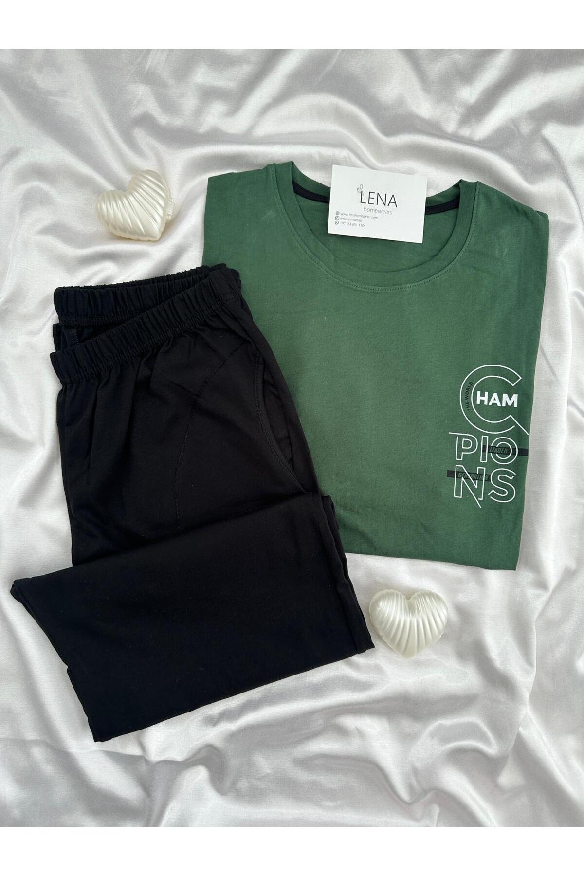 Men's Short Sleeve Pajamas Set