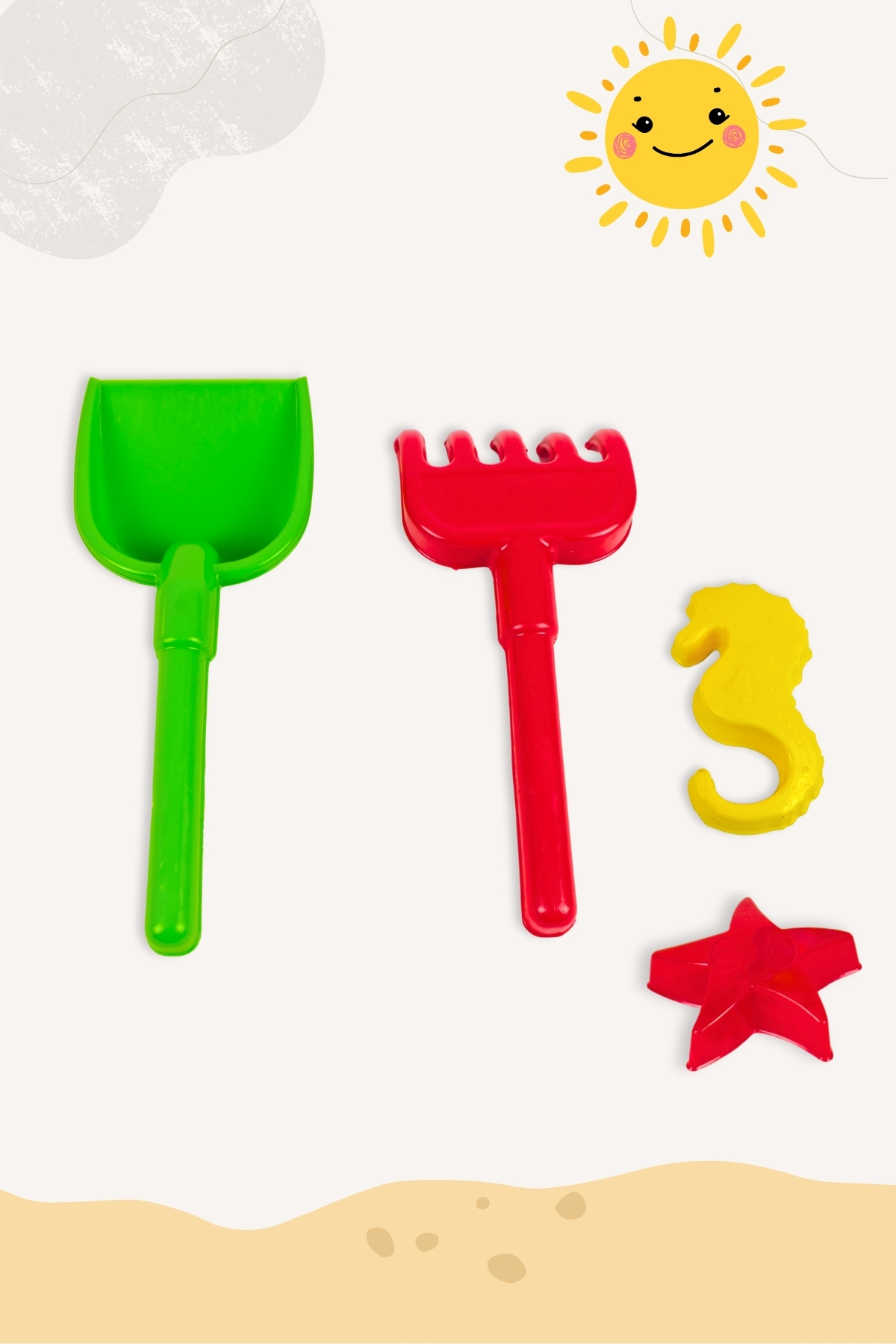 toysmilla Araba Büyük İbrikli Yuvarlak Plaj Kova fotoğrafı 3 (önizleme)