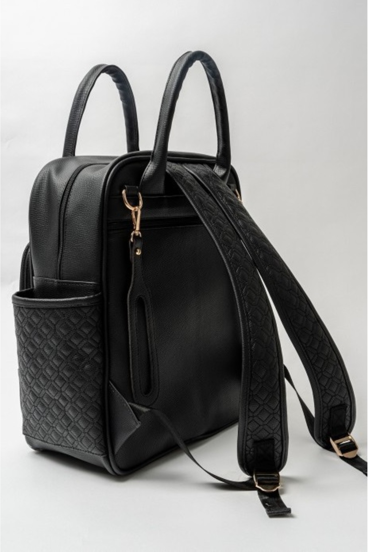 NW NessiWorld Anne Bebek Bakım Sırt Çantası 7350 Siyah fotoğrafı 2 (önizleme)