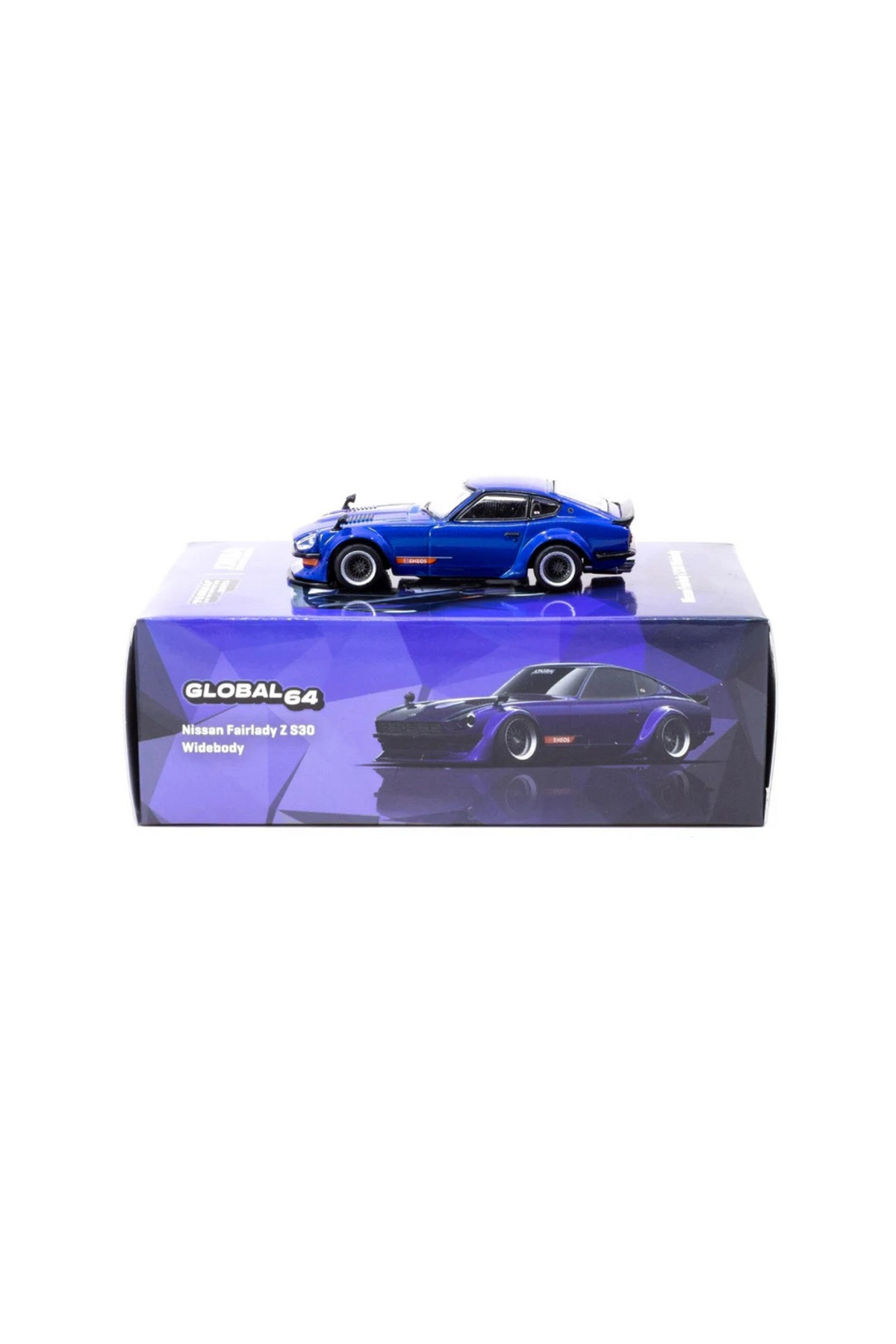 TOYFEST Tarmac Works 1/64 Nissan Fairlady Z S30 Widebody Blue