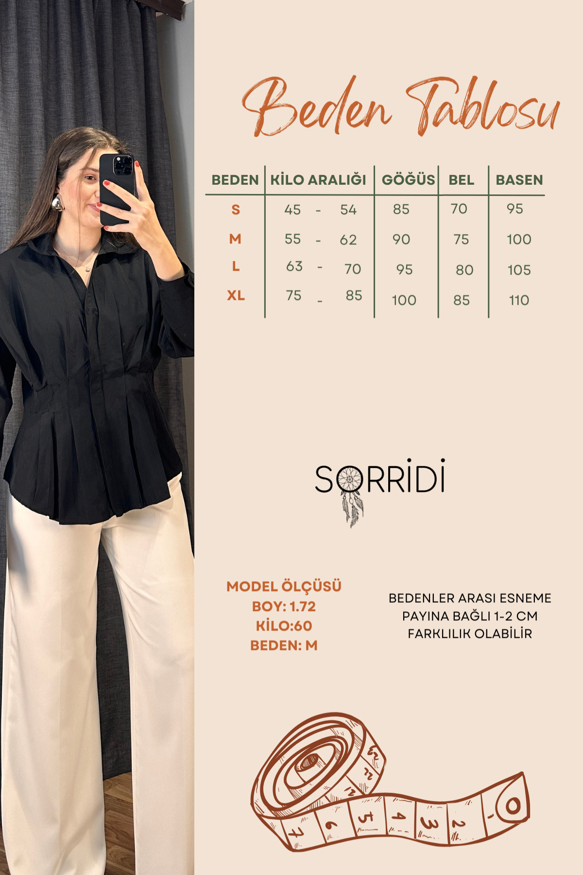 Sorridi Belden Oturtmalı Pensli Tasarım Gömlek görsel 2