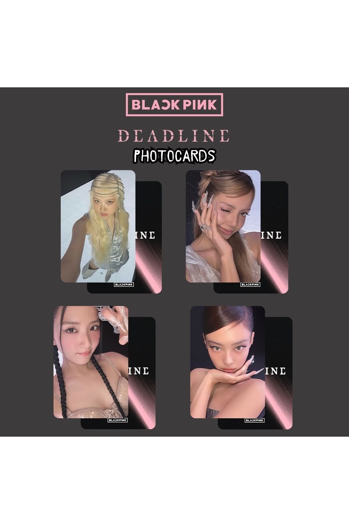 Kpop Dünyasi BLACKPINK '' Deadline '' Silver Limited Ver