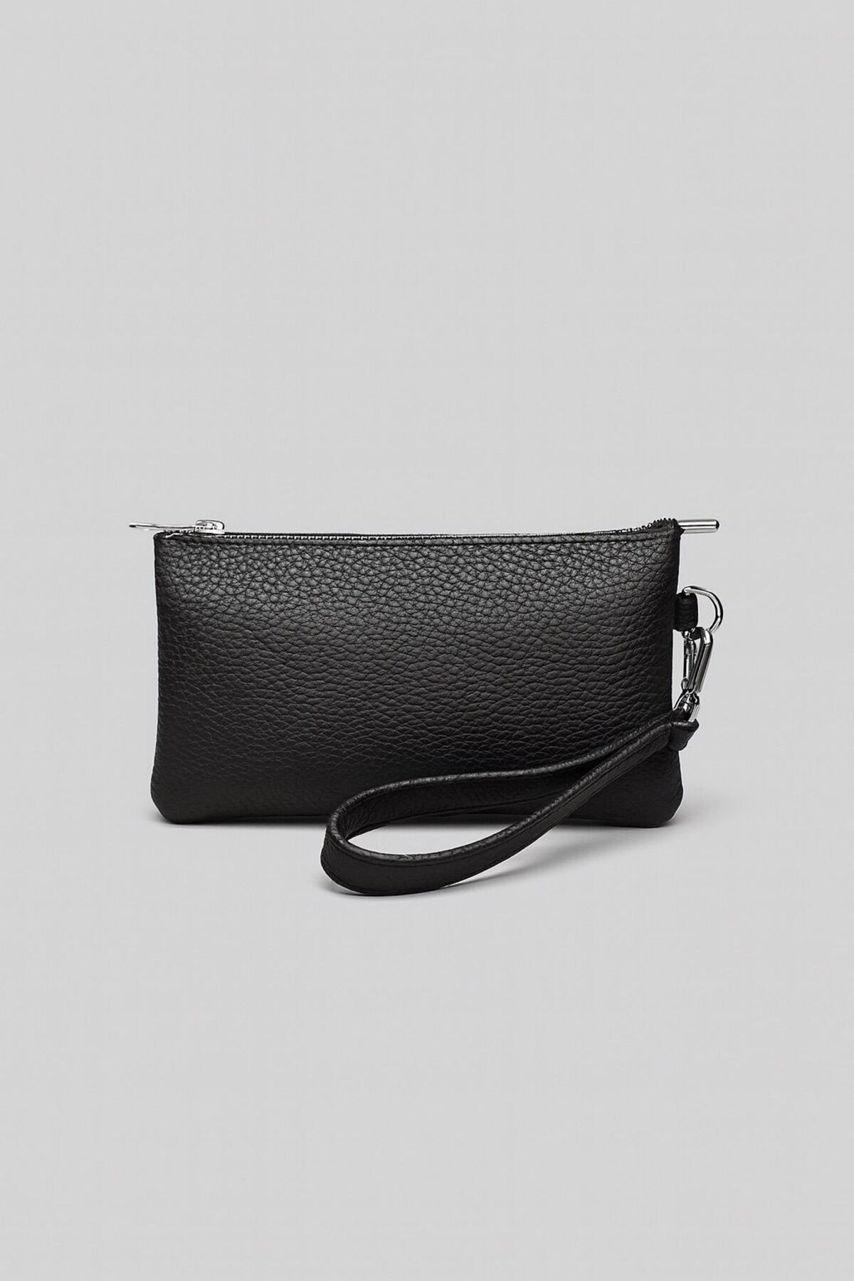 JR Boutique  Erkek El Çantası 3 Bölmeli Slim Portföy-Çıkarılabilir Askılı Suni Deri Clutch Cüzdan - Görsel 4