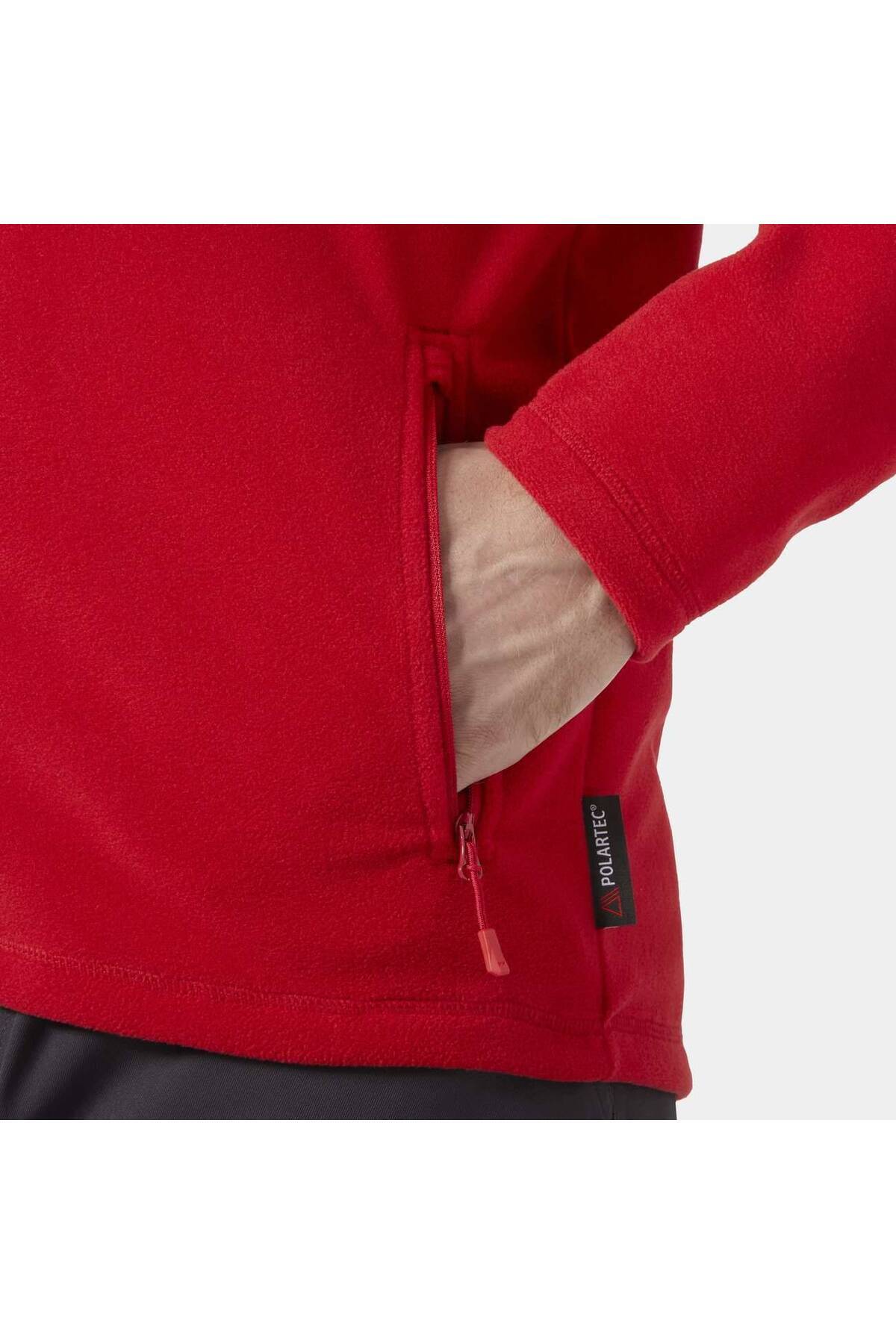 Fullzip Fermuarlı Erkek Polar HH..12011 — قرمز HH12011HHA163 — تصویر 4 از 5