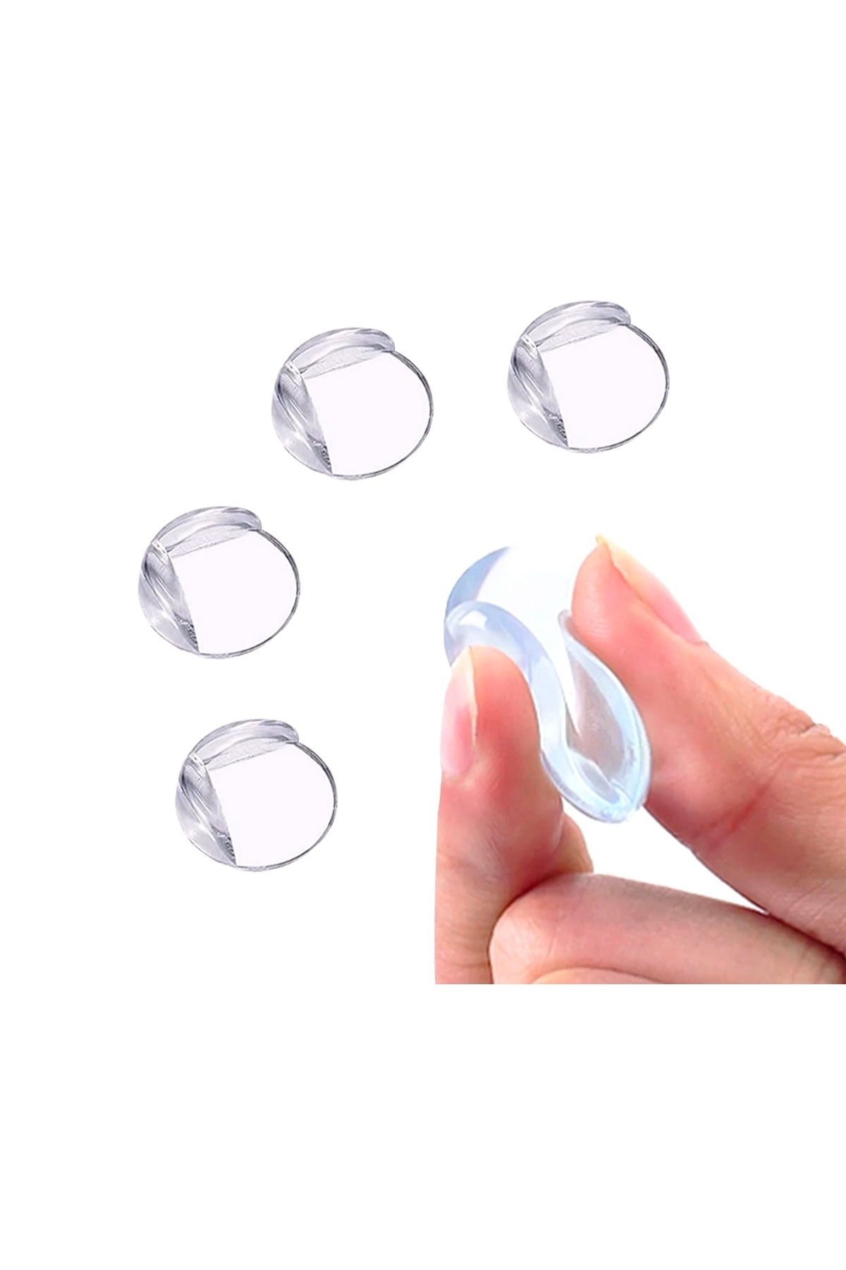 Bebek Köşe Koruyucu – Güvenlik Seti 4’lü 3M Yapıştırıcılı fotoğrafı 2 (önizleme)