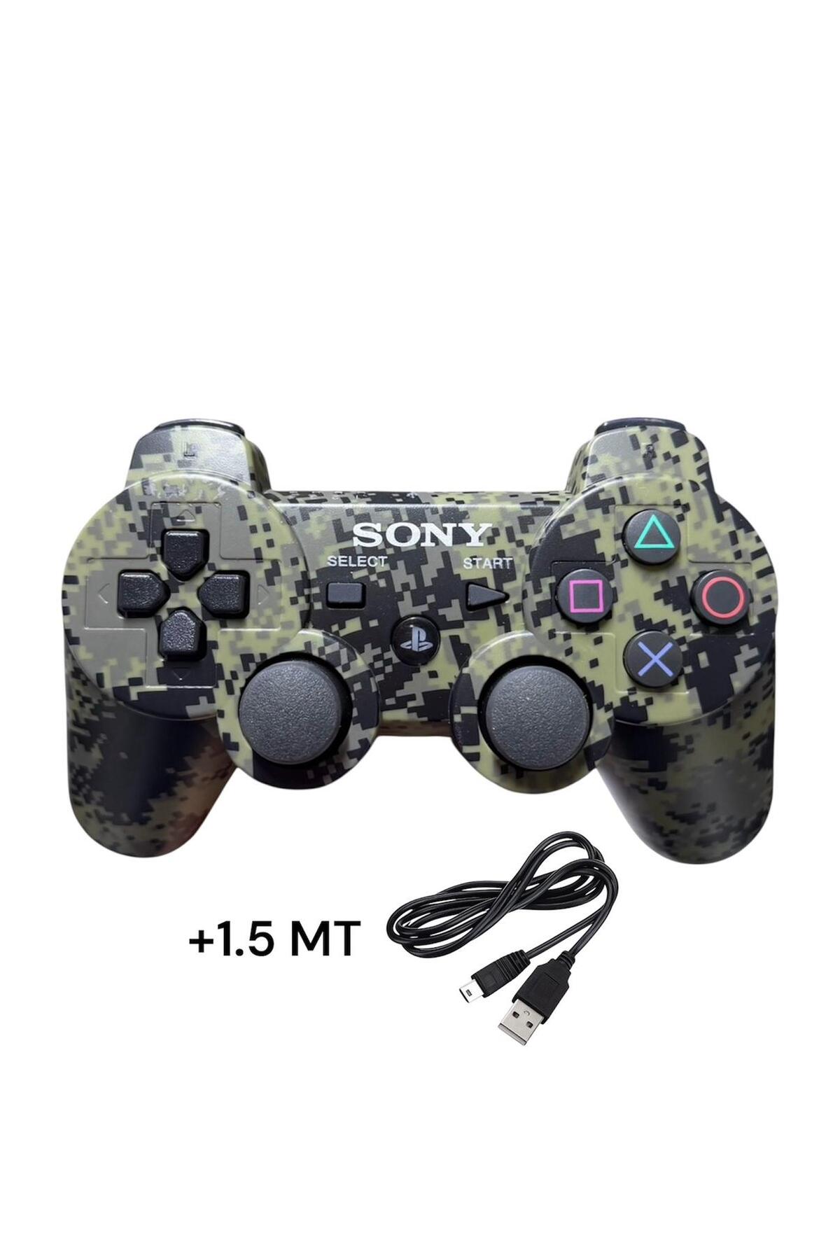 Ps3 Dual-shock Gamepad Next Generation Sleeve Pattern Controller Gamepad PC + 1.5 MT Charging Cable GIFT