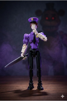 Modellio3D Mini Music Man (Multipart) – 20 CM Hareketli FNAF Koleksiyon Figürü