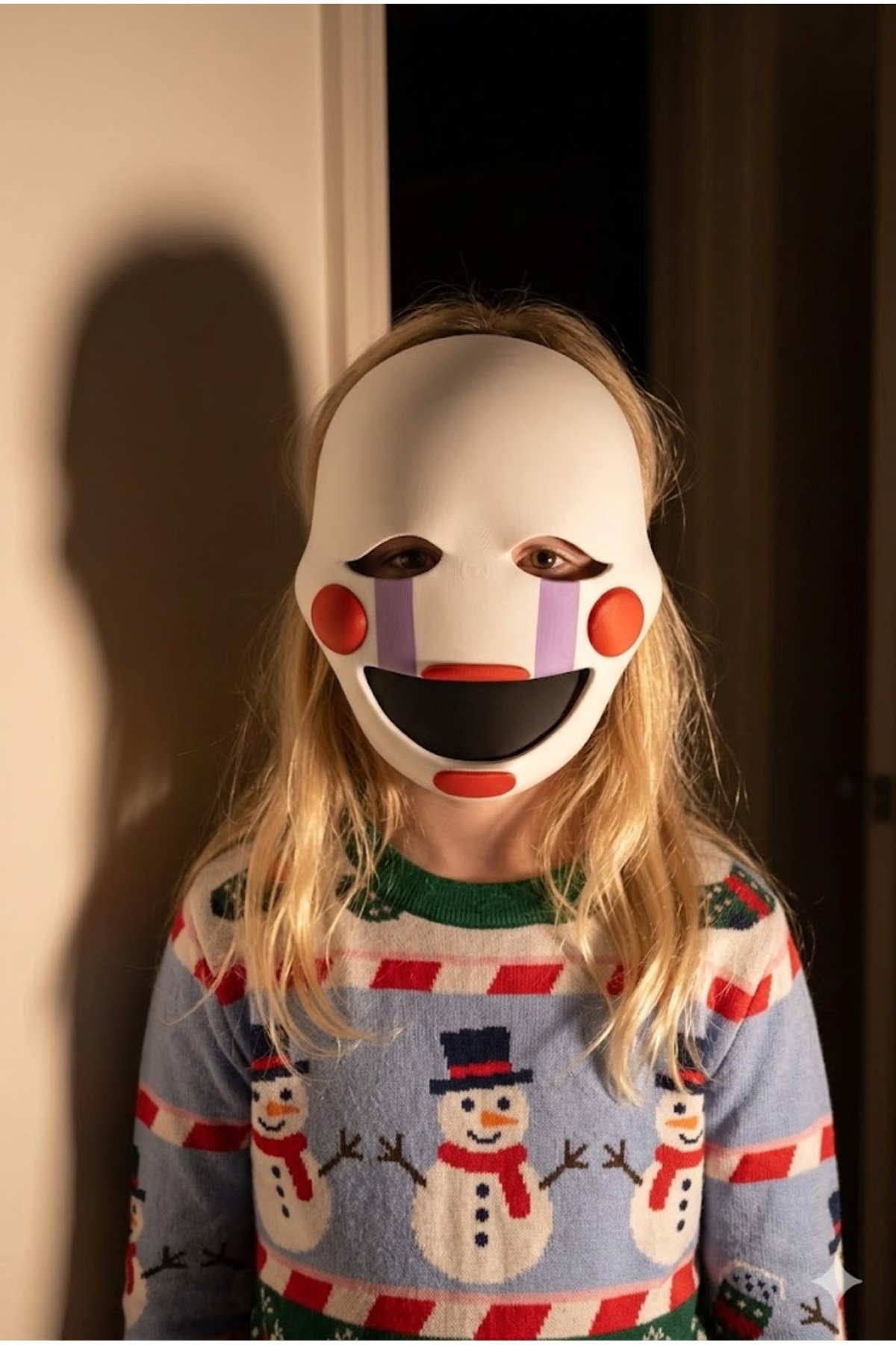 【K5316】BOOWY/MARIONETTE Modellio3D FNAF The Marionette – Çok Renkli Puppet Maske - Fiyatı