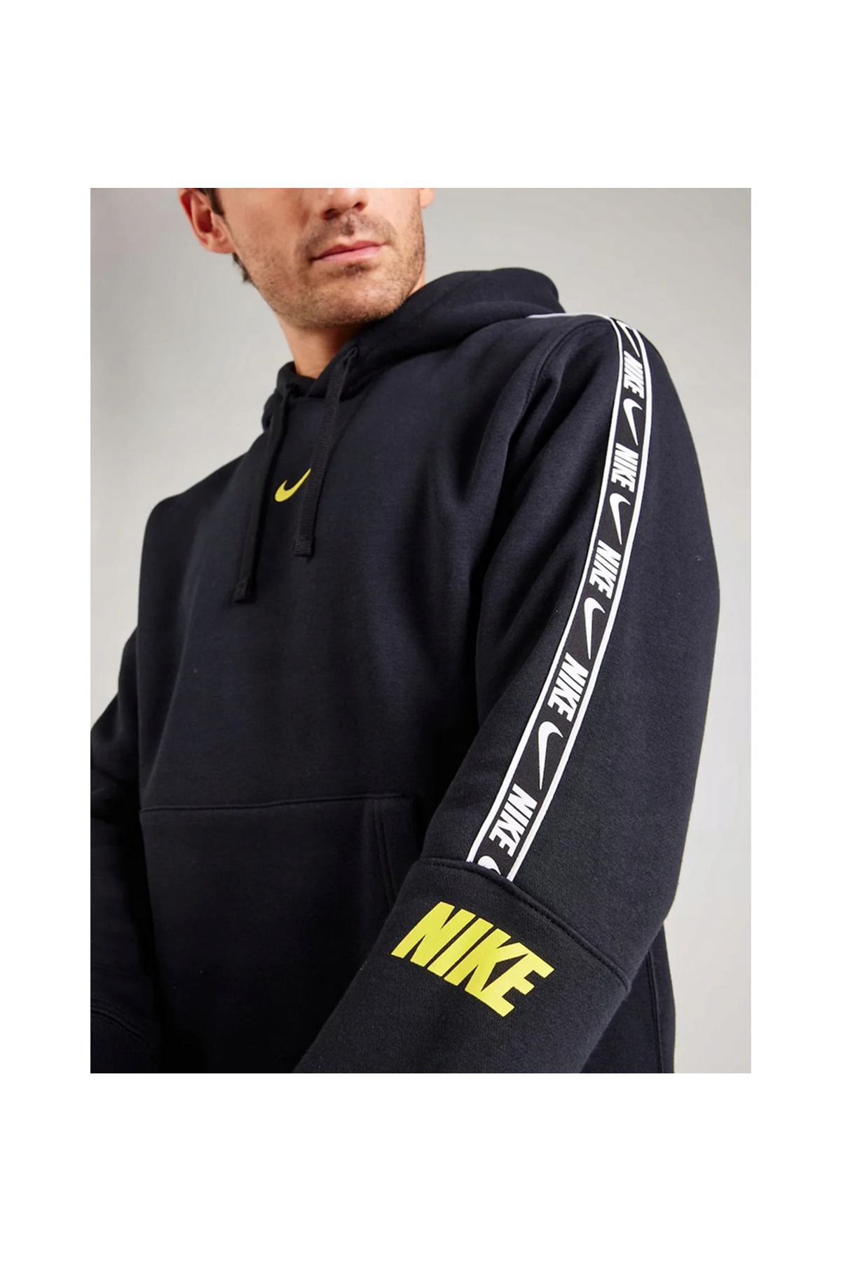 هودی‌های مشکی مردانه را تکرار کنید نایکی سویشرت Nike