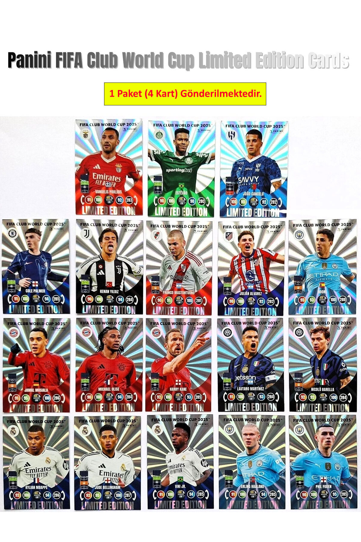 hediyecik Panini 2025 FIFA Club World Cup Limited Edition Card