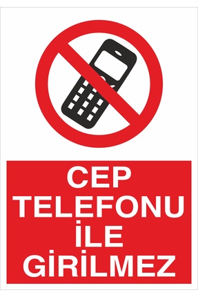 otovoo Cep Telefonu İle Girilmez 25x35cm 3mm Dekota