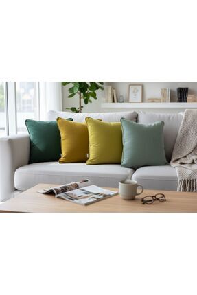 Mof Home Collection 2026 Bahar Serisi Kendinden Biyeli & Gizli Dikişli 4’lü K...