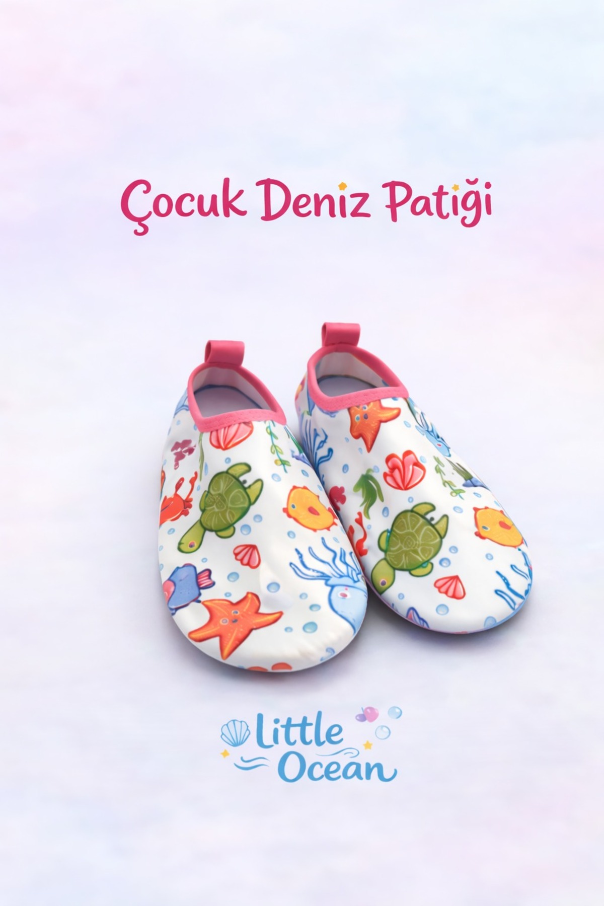 Aqua Step Girls' Anti-Slip Sea Pool Booties / Shoes