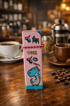 Hunter Sevimli Dinozor Desenli Jet Alevli Gazlı Çakmak – Anahtarlıklı Renkli ...