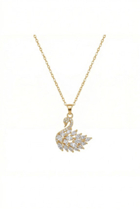 AccessoriesCınCık 316L Kararmaz Çelik Kolye Paslanmaz Kuğu Model Kadın Kolye