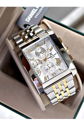 Daniel Klein Daniel KleinFonksiyonlu Kare Kasa Erkek Kol Saati