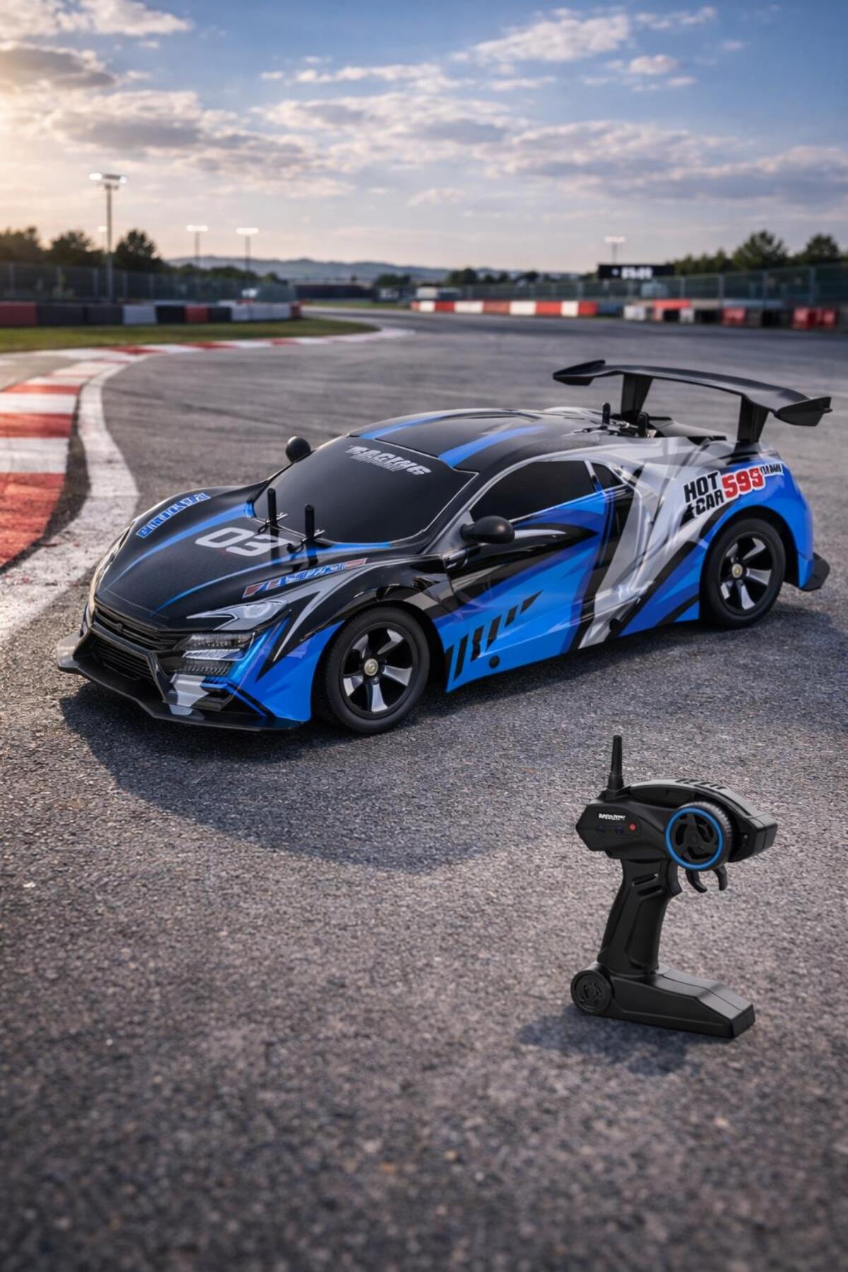 HAK İŞ OYUNCAK Uzaktan Kumandalı Crazed Champion Racing 1:10 Scale
