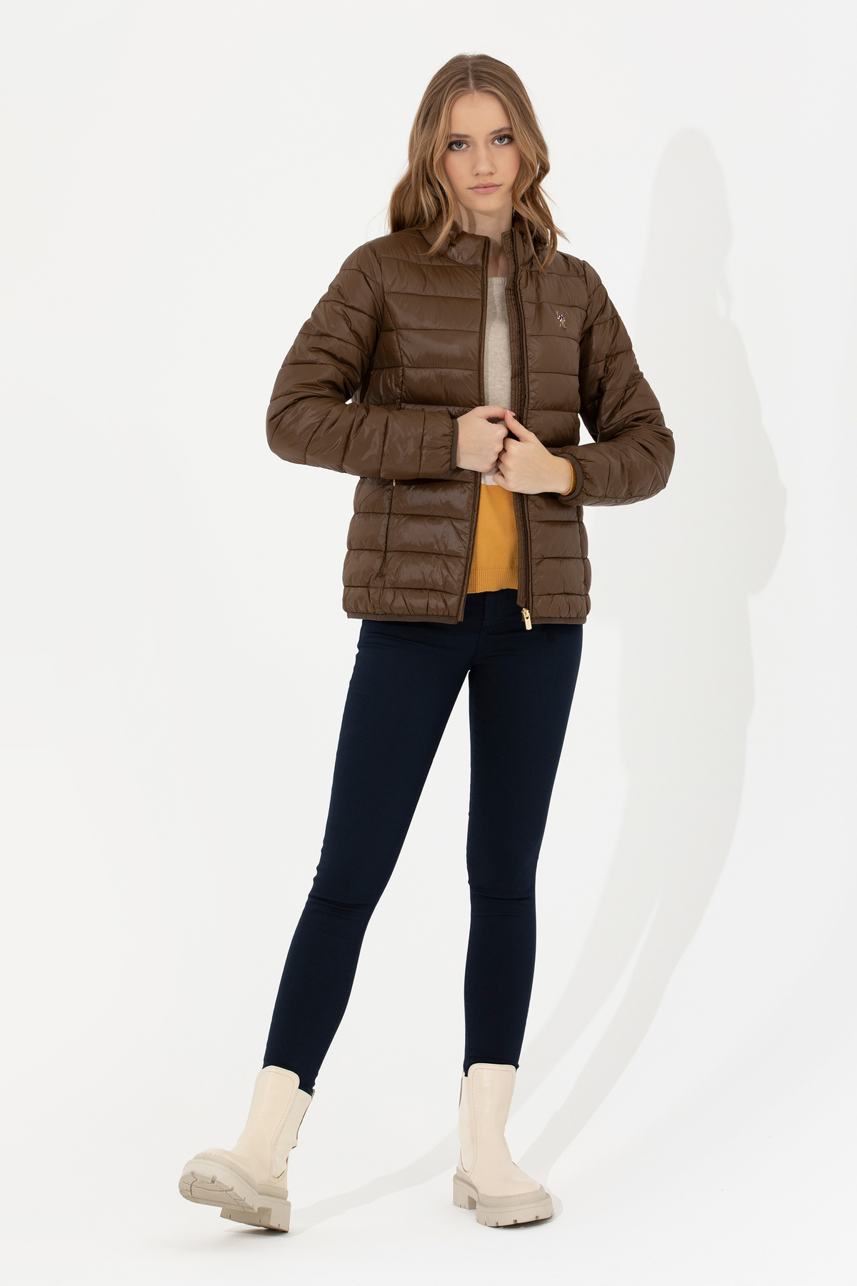 U.S. Polo Assn. Kadın Coconut Mont 50255858-VR153 görsel 3