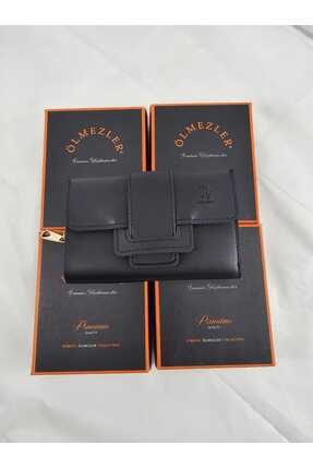Ölmezler Kadın Cüzdanı Büyük Boy Fermuarlı Kartlıklı Günlük Kullanım Şık, Der...