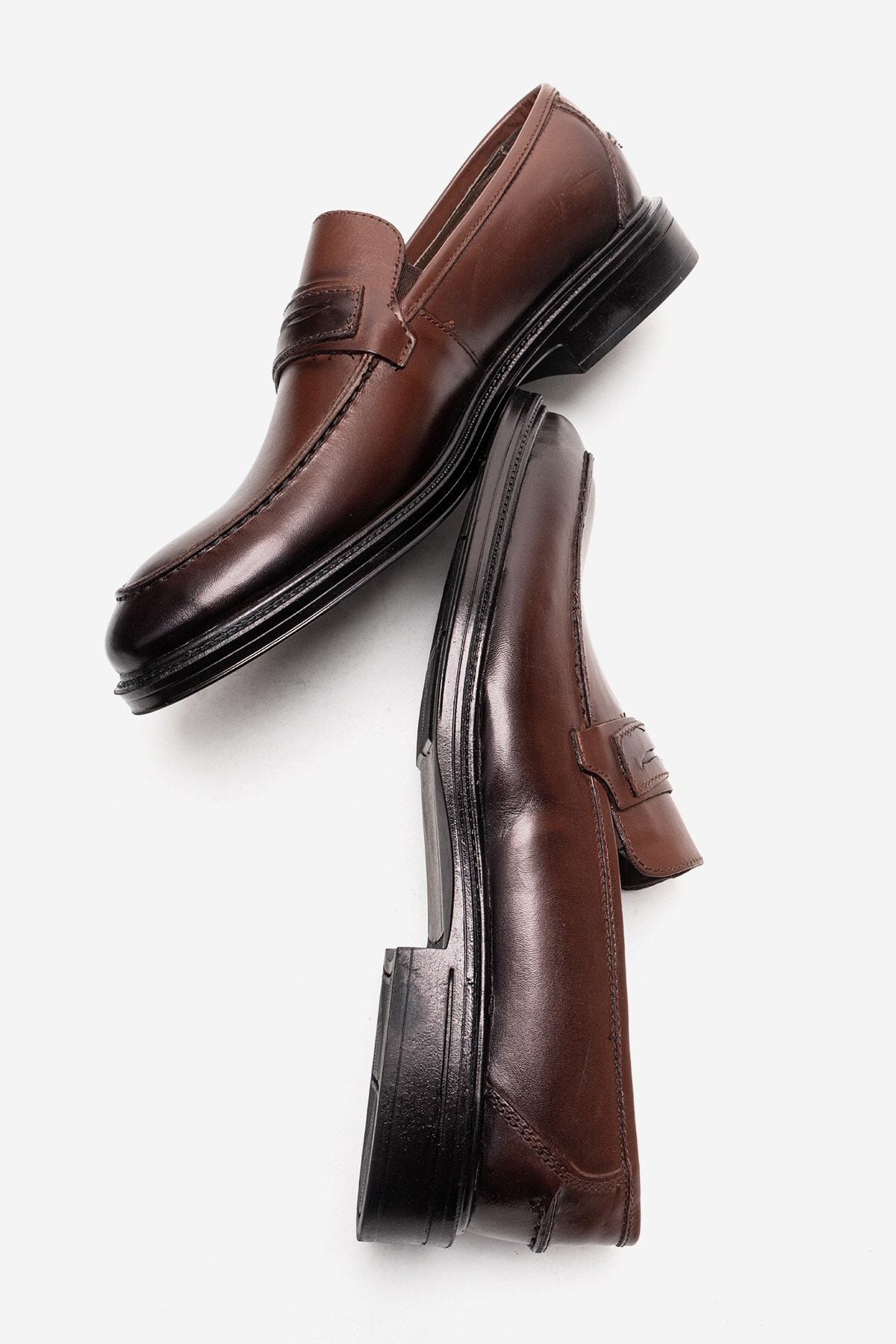 depderi  %100 Hakiki Deri, İç Dış Deri, Bağcıksız, Erkek Deri Ayakkabı - Görsel 6