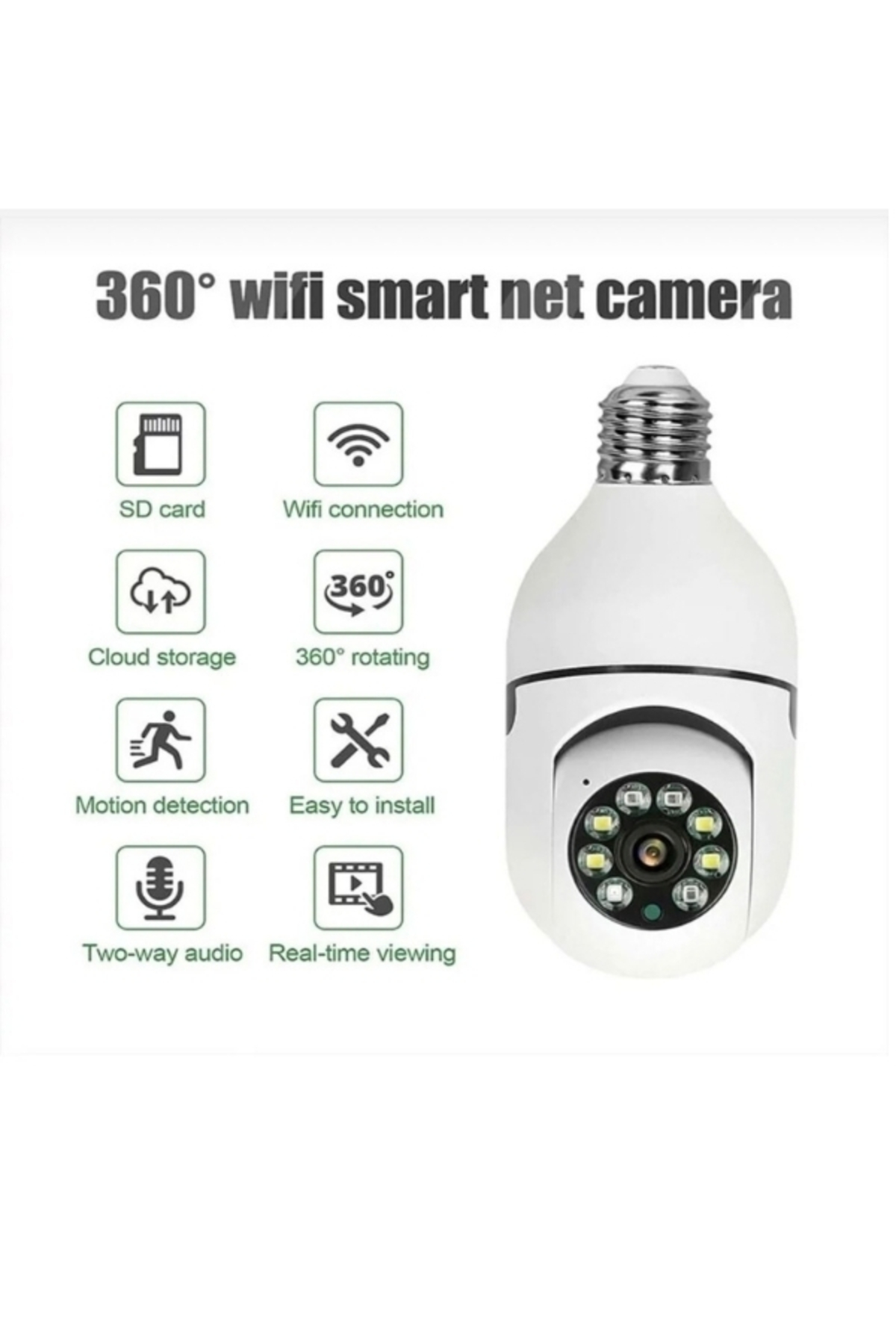 BLT İLETİŞİM RAYNOX FULL 1080P KAMERA BEBEK İZLEME VE GÜVENLİK KAMERASI WİFİ 360 DERECE DÖNEBİLEN KAMERA fotoğrafı 2 (önizleme)
