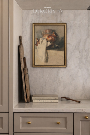 HOME DEKORİSTA Vintage ÇERÇEVELİ CAMSIZ duvar tablosu, Mutfak duvar dekoru, m...